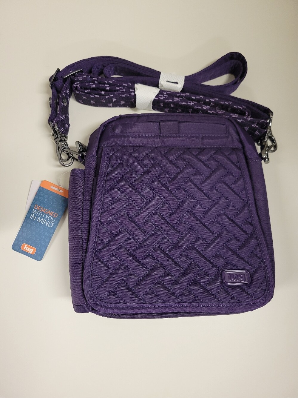 Lug Flapper Crossbody Bag